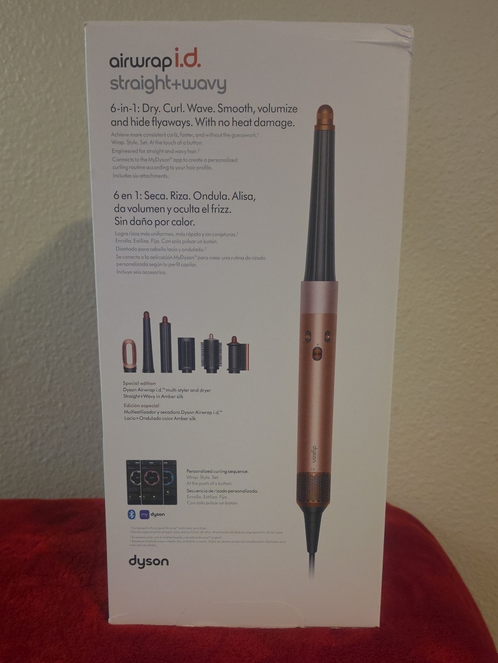 Dyson Airwrap i.d. Straight + Wavy in Copper and Black